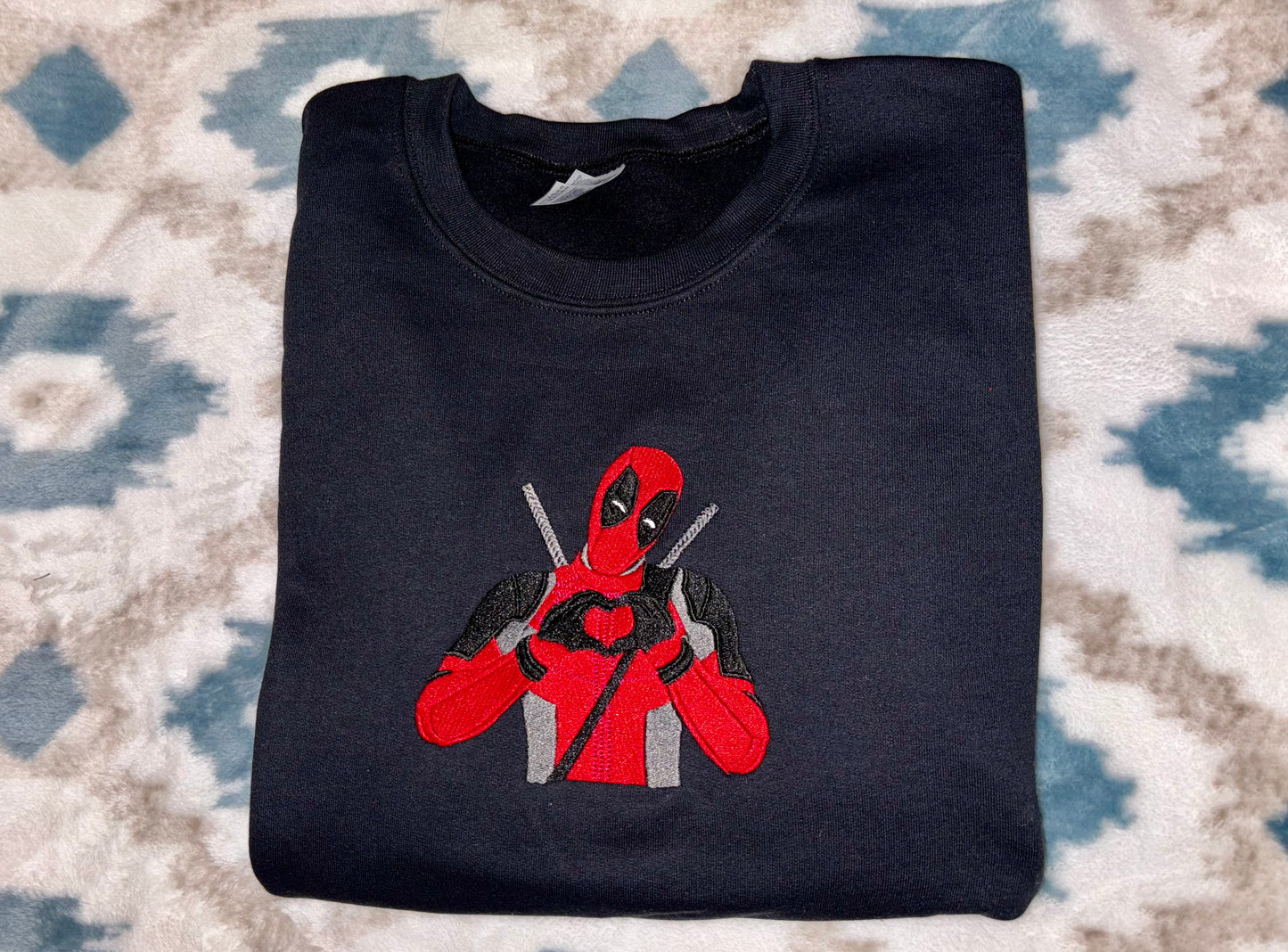 Deadpool Heart Sweatshirt