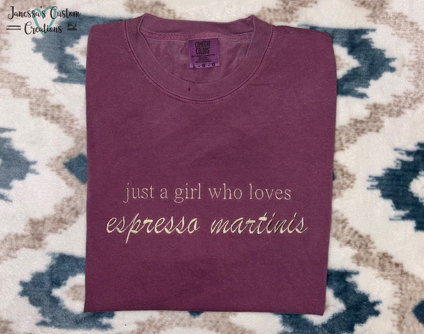 Just a girl/ Espresso Martinis Tee