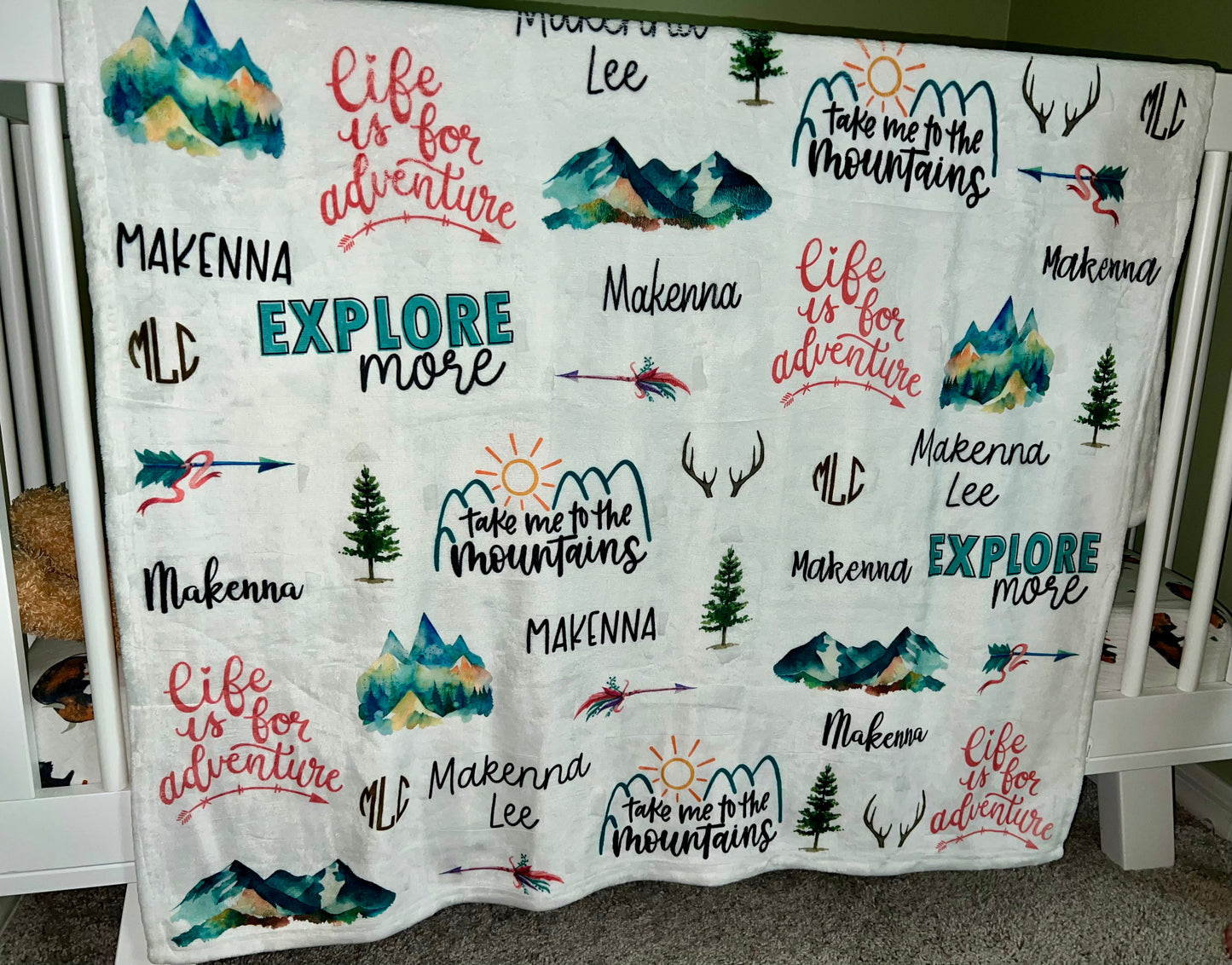 Adventure Mountain Blanket