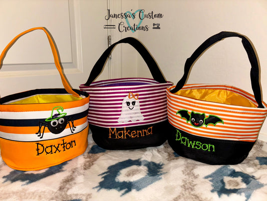 Custom Halloween Baskets