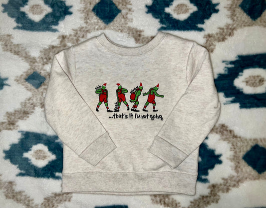 Kids Funny Grinch Sweatshirt